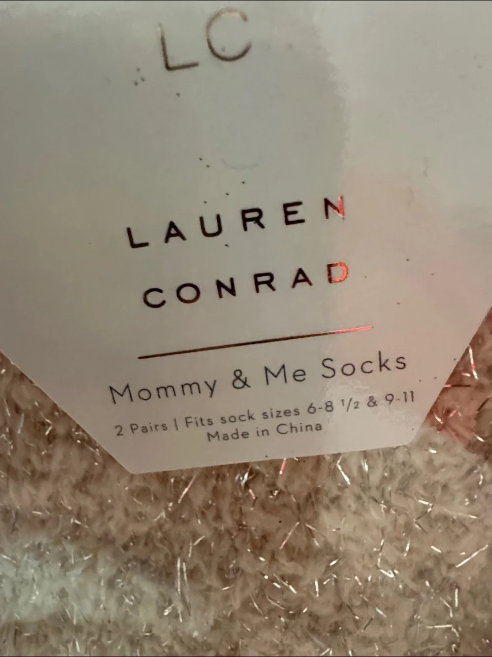 NIB mommy and me sock set holiday gift